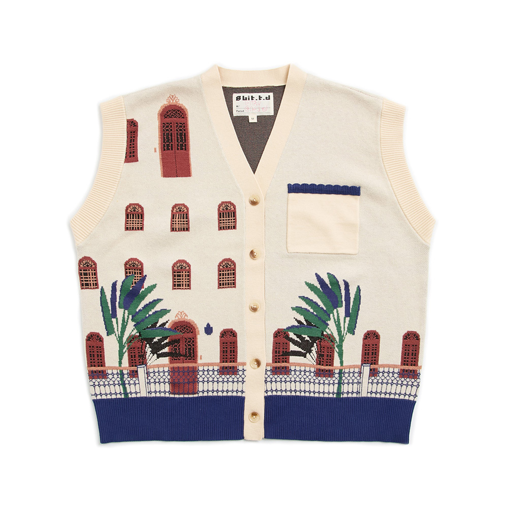 [Empty Cones] Morocco Coco Sleeveless Cardigan