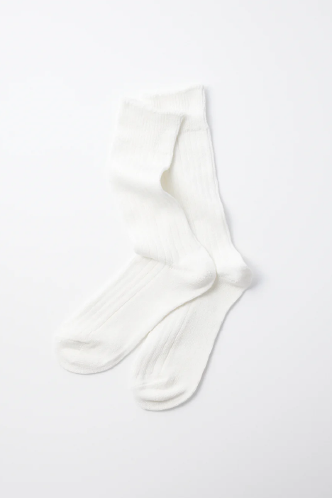 ROTOTO LINENE COTTON RIBBED CREW (8色)