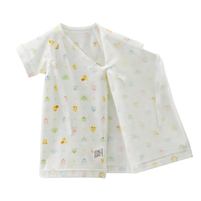 平紋針織棉短袖肚衣-動物