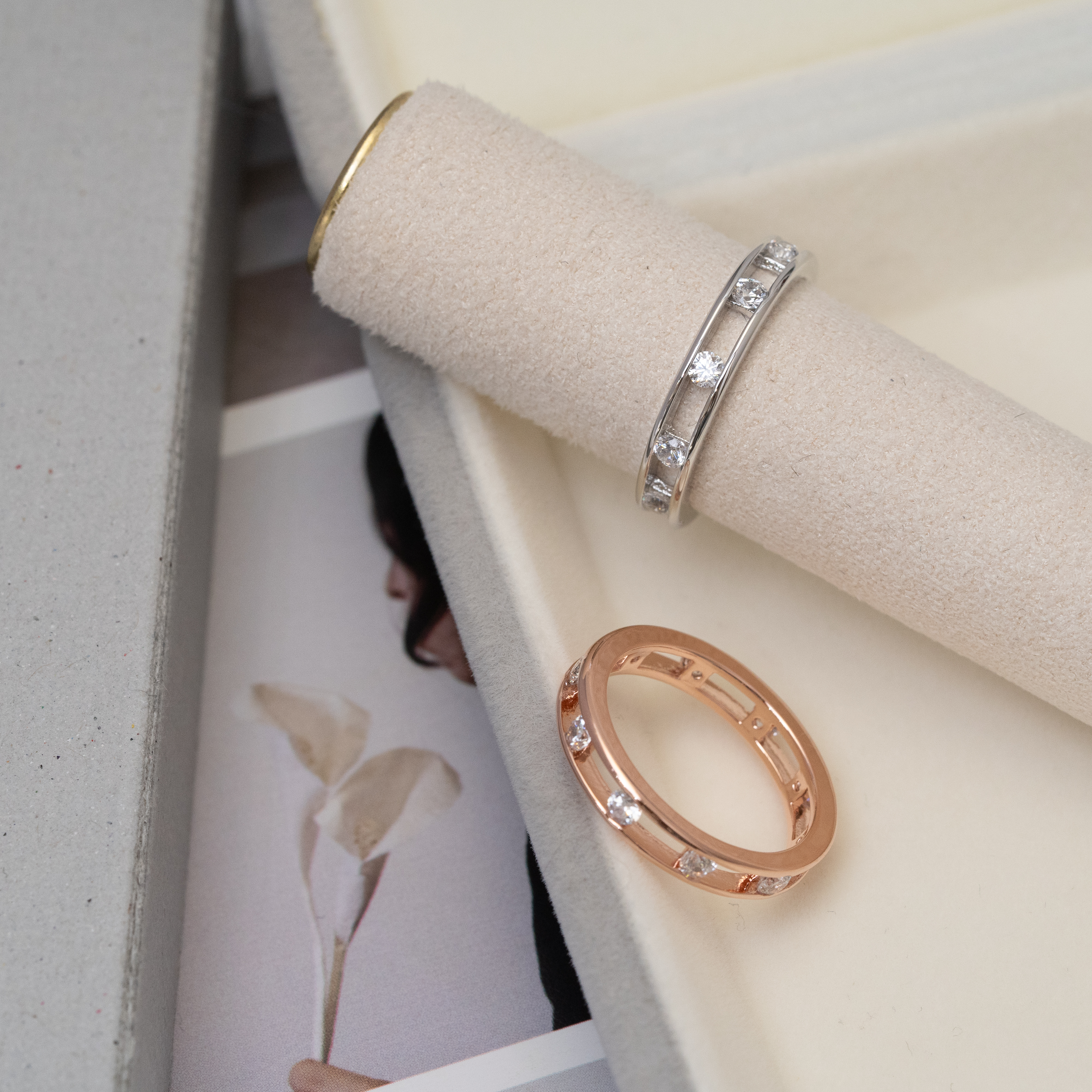 通空拼排石戒指 svr28