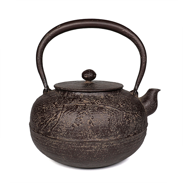 【及川榮喜】丸壺梅 鐵壺1.6L