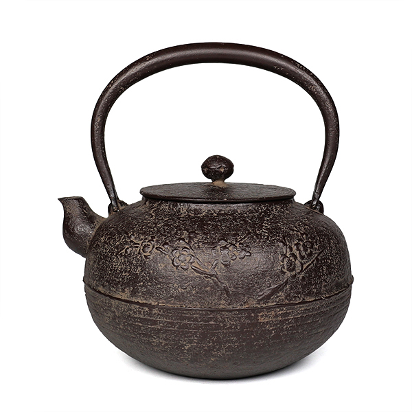 【及川榮喜】丸壺梅 鐵壺1.6L