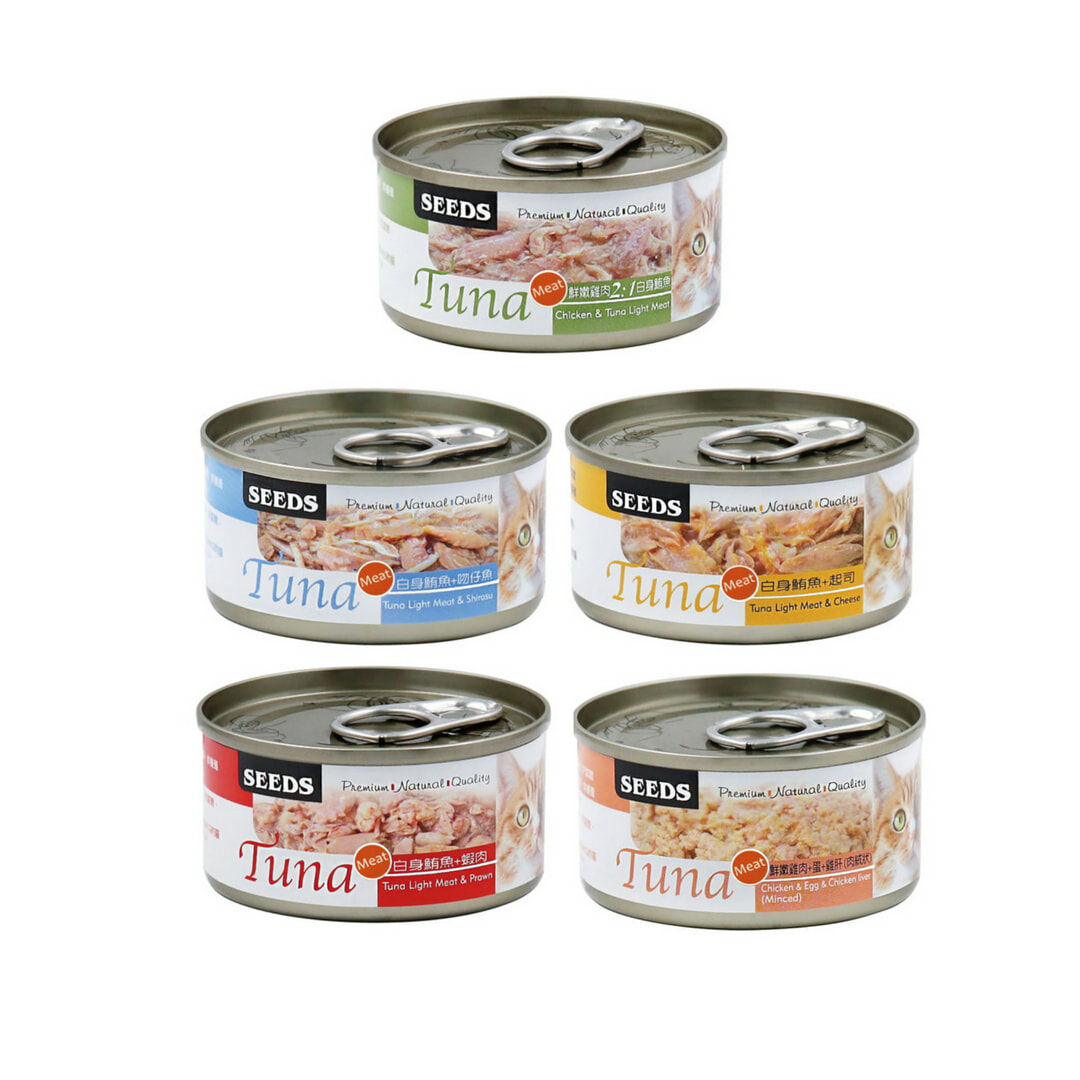(24罐組)SEEDS 惜時 Tuna (貓副食罐頭) 70g