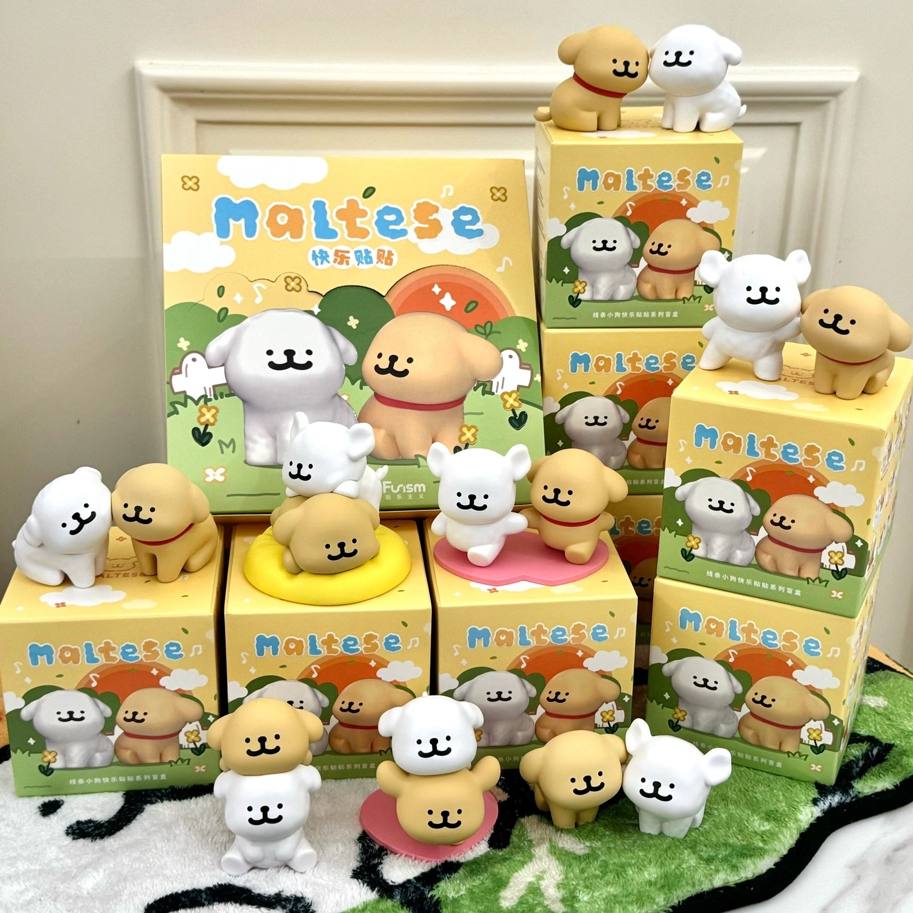 線條小狗 Maltese Puppy フィギュア モルチーズ Maltese puppy フィギュア 线条小狗 - メルカリ