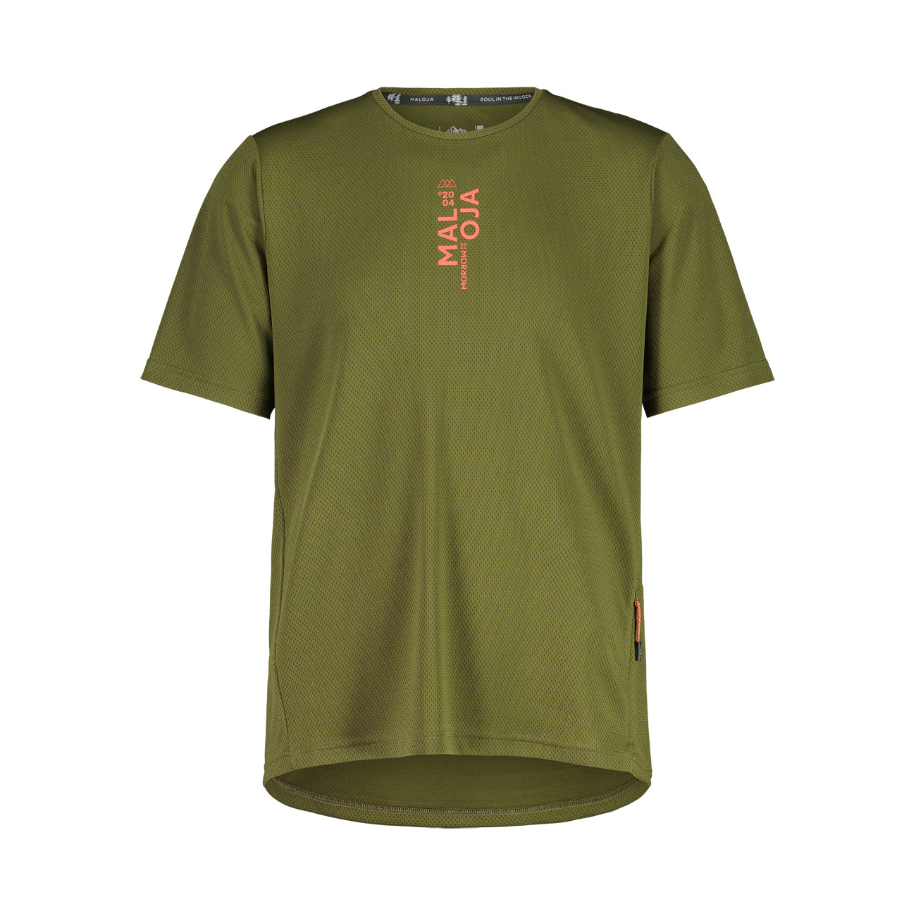 【MALOJA】男Polygiene快乾短袖上衣 / 24MA37225-[岩石灰、叢林綠]