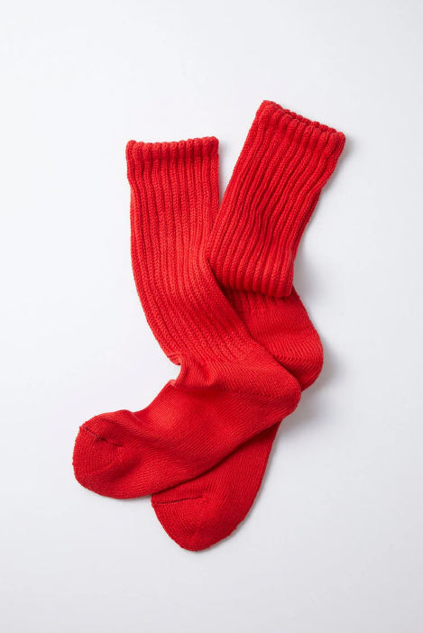 ROTOTO LOOSE PILE CREW SOCKS (3色)