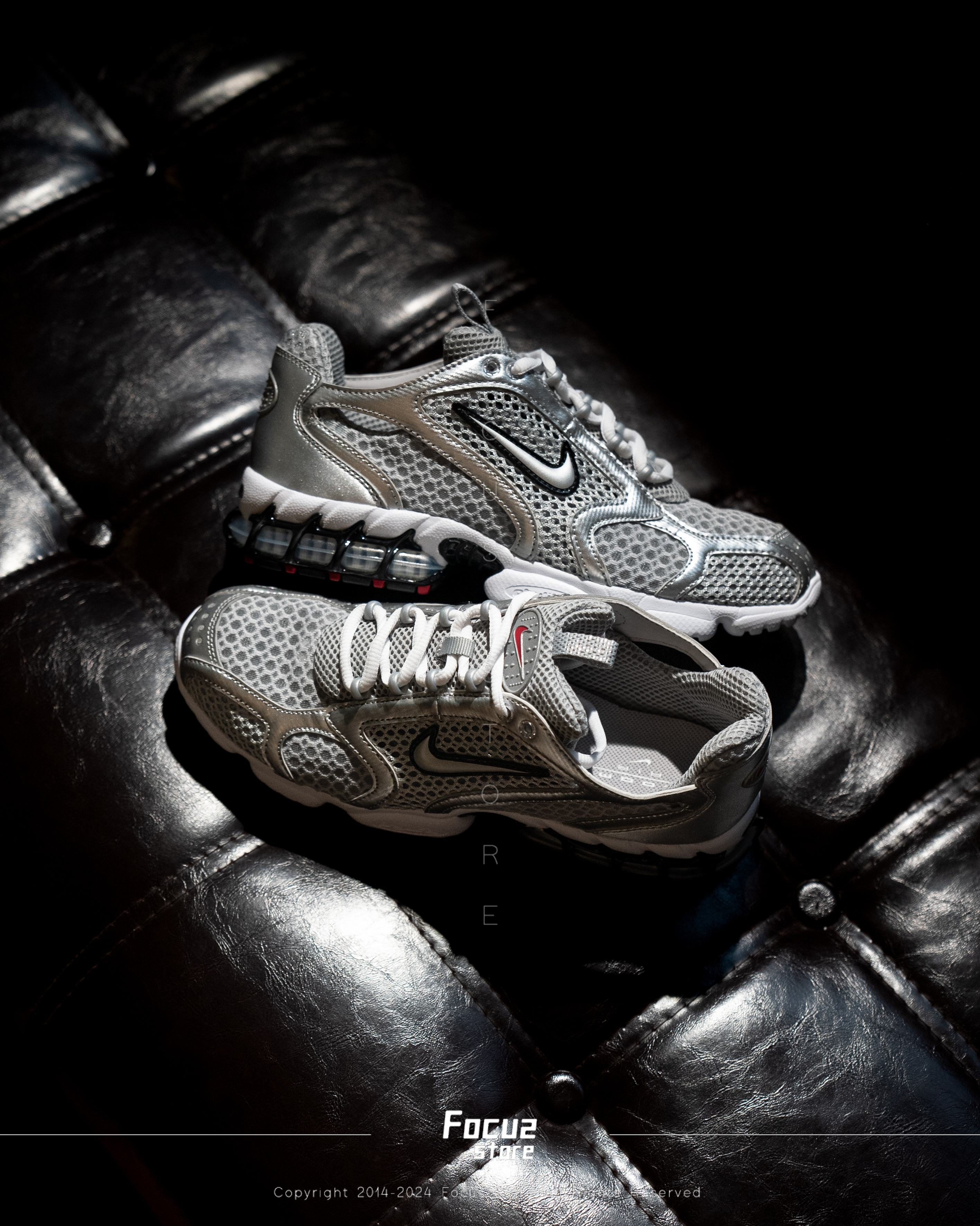 【Focus Store】預購 Nike Zoom Spiridon Caged 2 'Metallic Silver' 銀灰 CJ1288-001