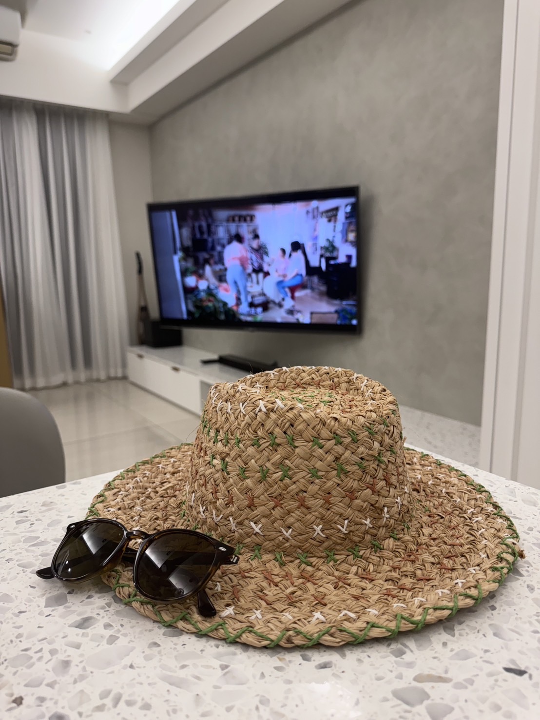 （配件）正韓編織繽紛草帽