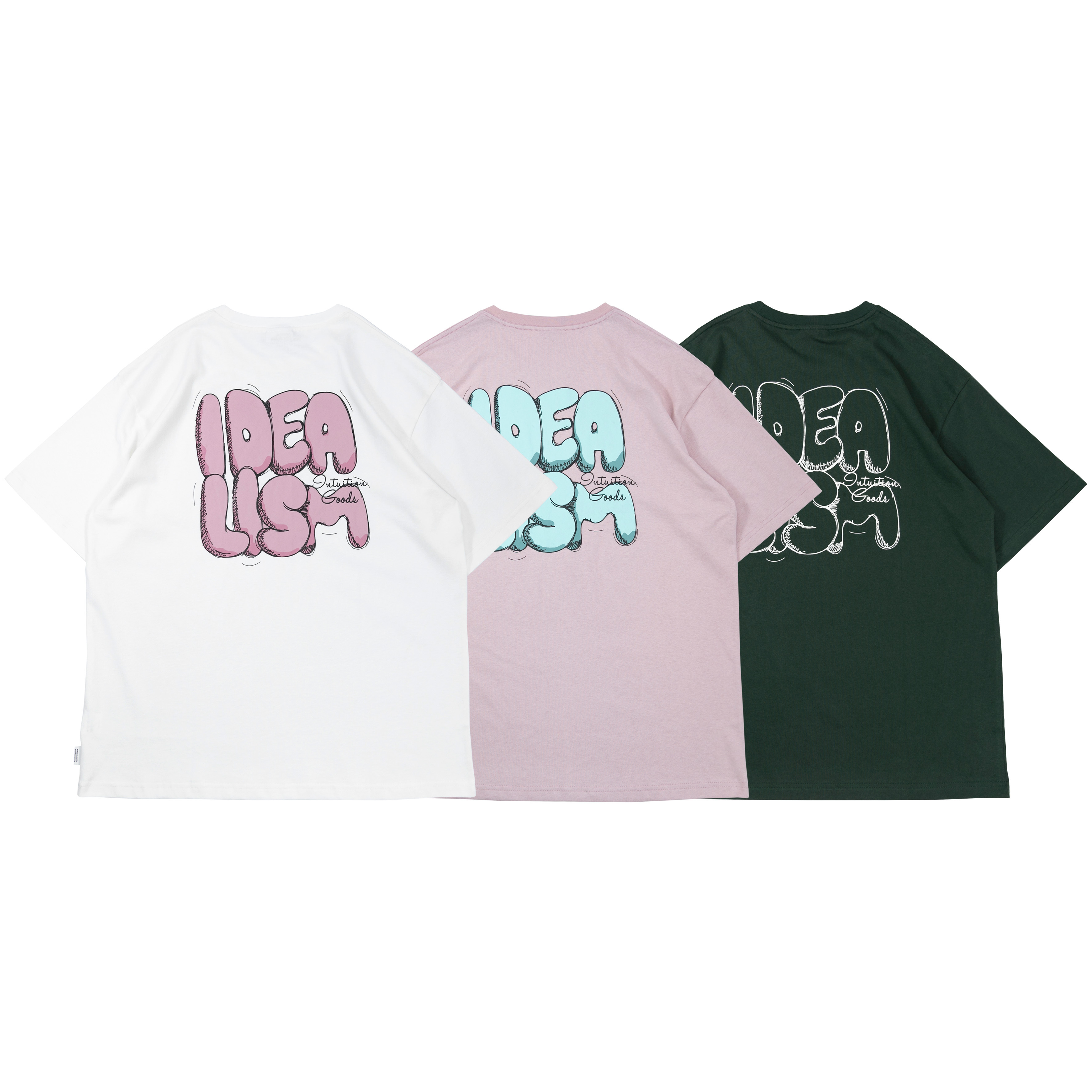 idealism Sketch Tee / 手稿字短上衣 【ID24009】