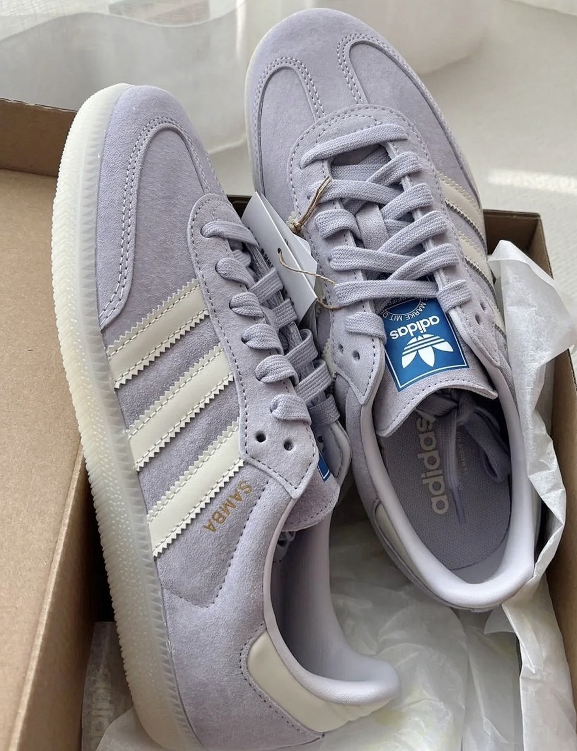 Adidas SAMBA OG 限定 香芋紫