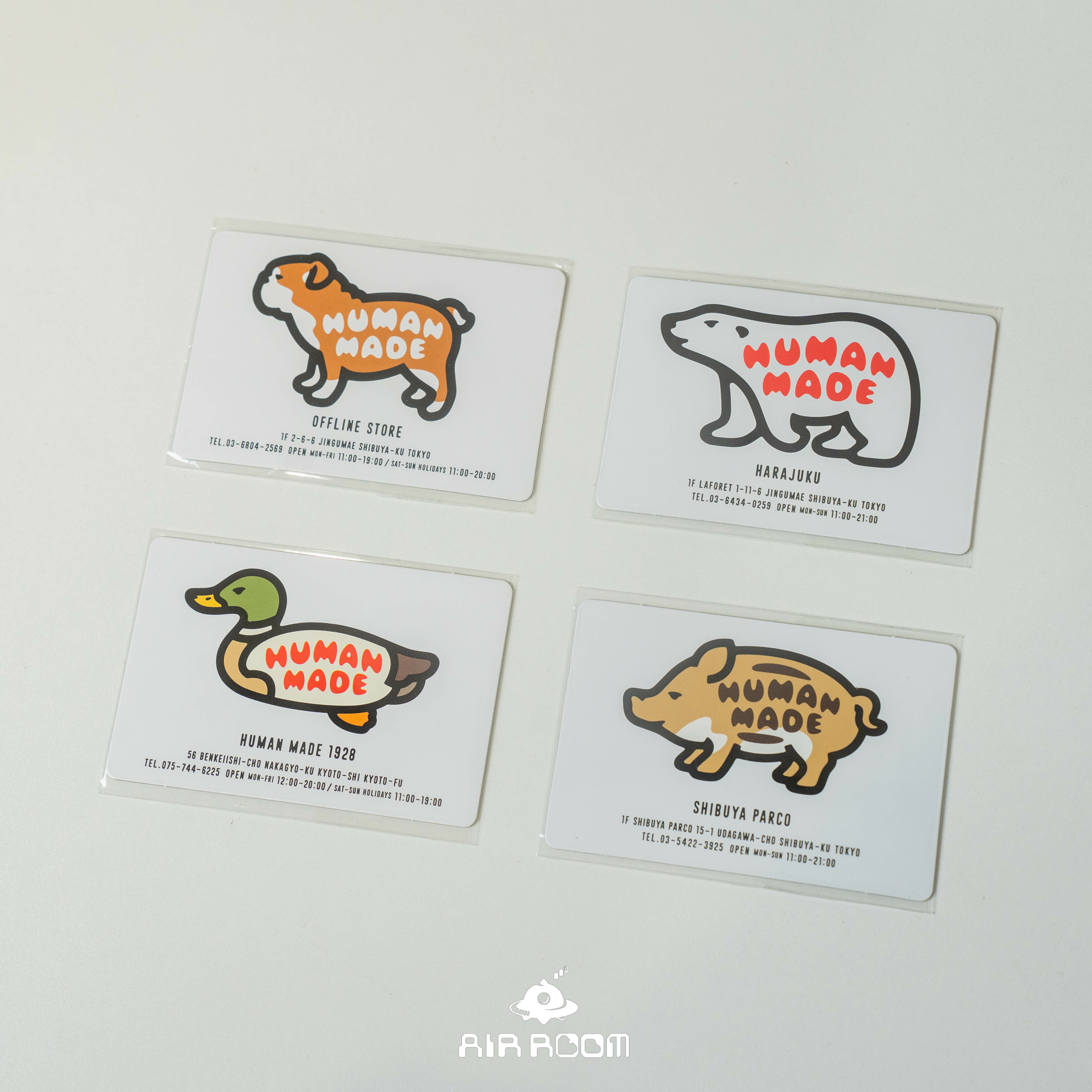 HUMAN MADE 長方形 磁鐵 北極熊 鴨子 狗狗 超限量