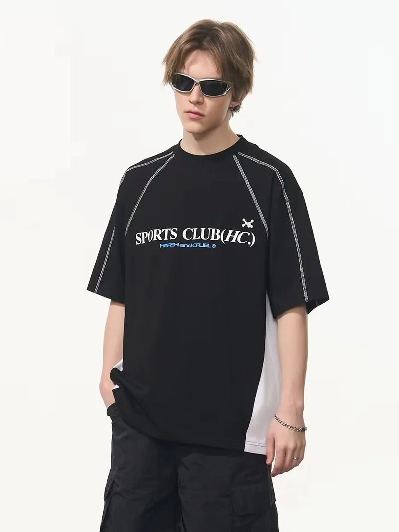 Harsh and Cruel 24SS 幾何線條拼色分割印花 HL242020086