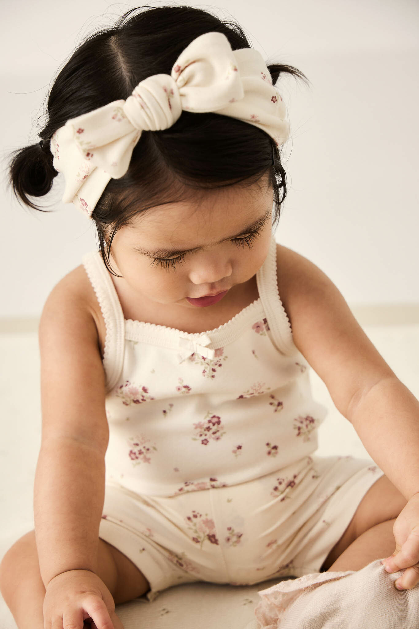 【預購】JAMIE KAY - Organic Cotton Headband（Lauren Floral Tofu）