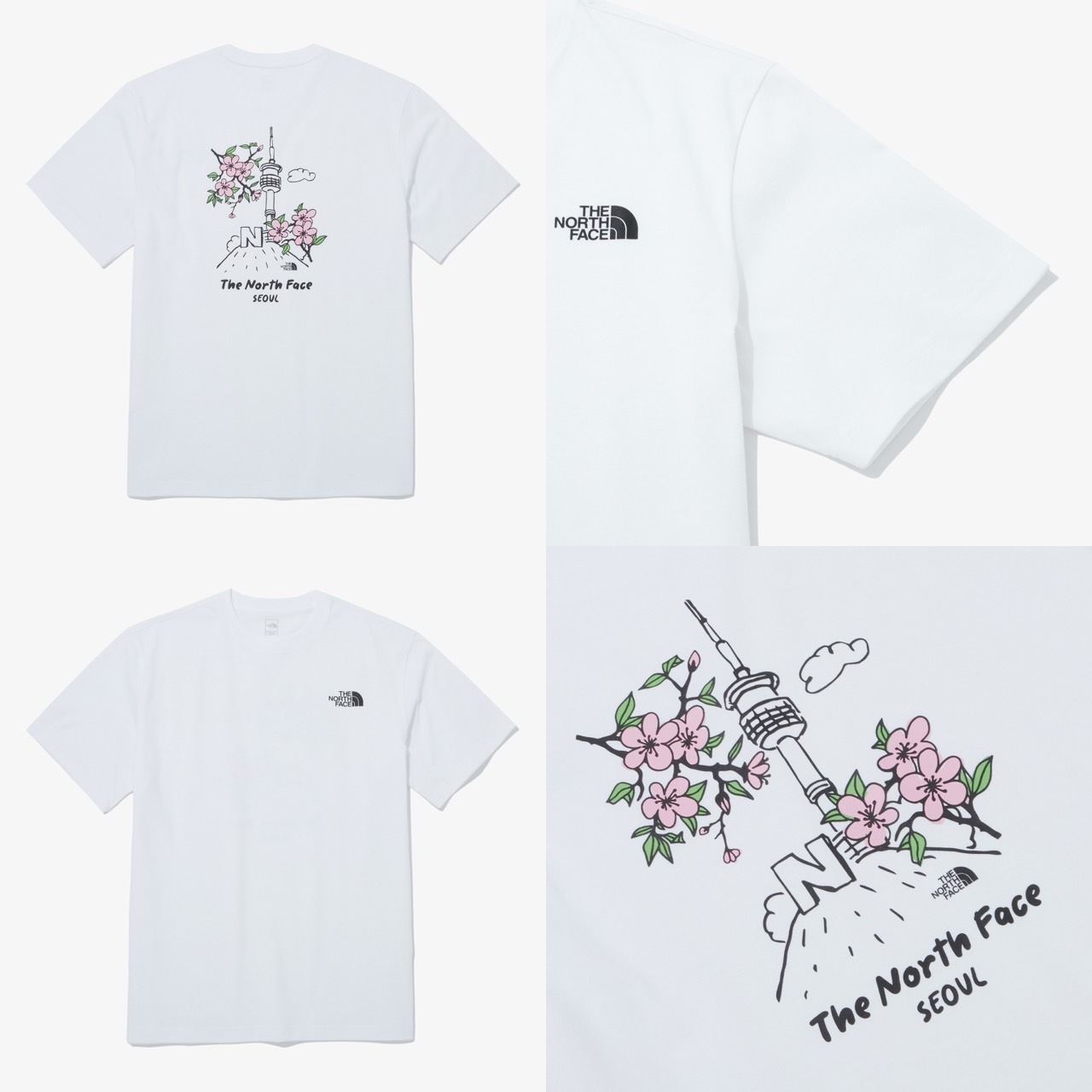 <快速出貨> The North Face 首爾四季短T 四款