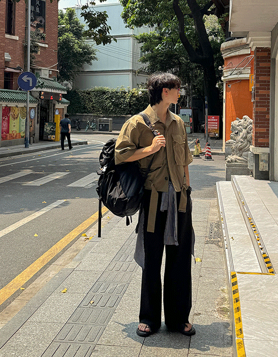 尼龍隱藏腰帶襯衫