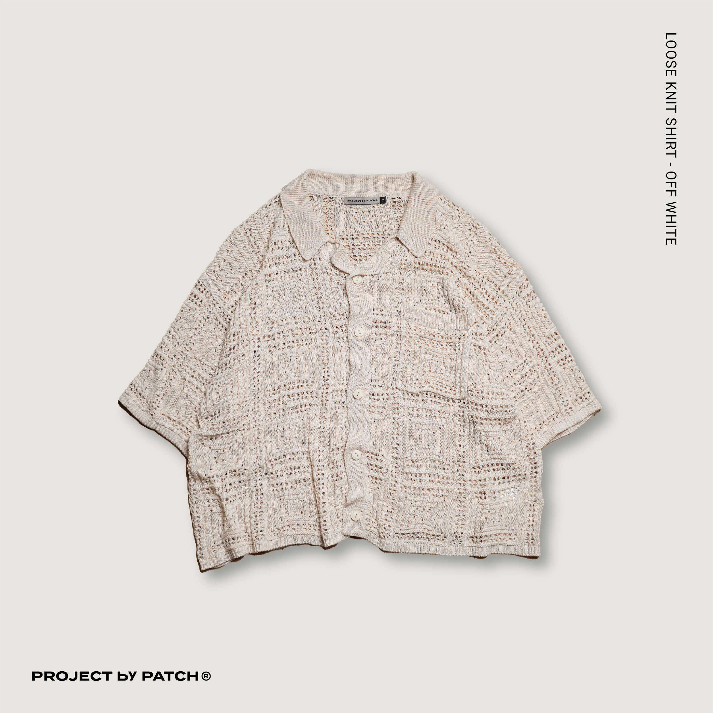 P.B.P LOOSE KNIT SHIRT