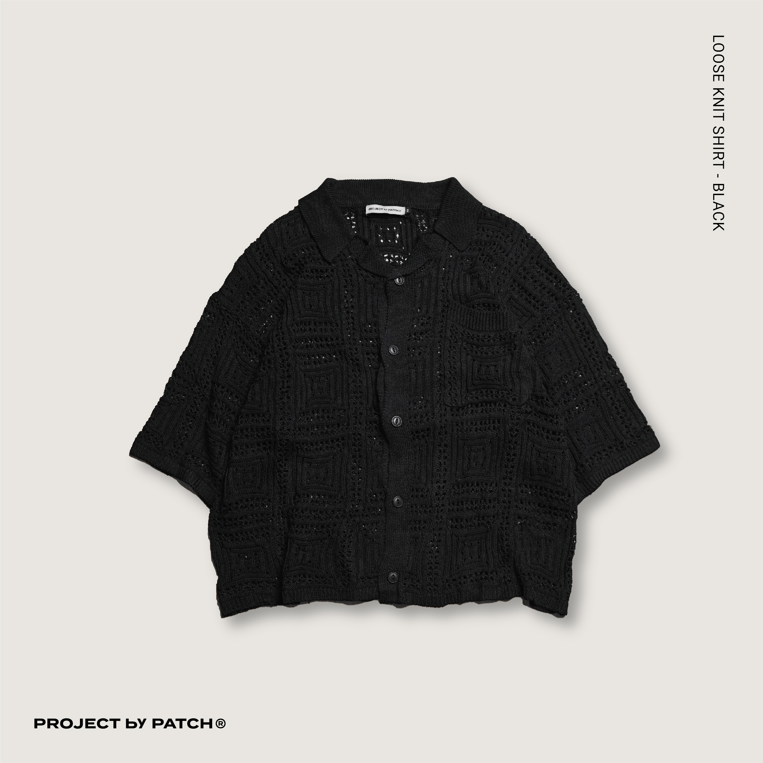 P.B.P LOOSE KNIT SHIRT