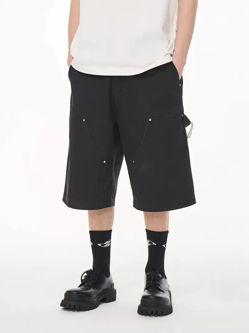 Harsh and Cruel 24SS 水洗做舊登山扣機能工裝短褲 HL242131099