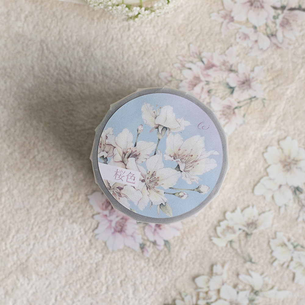 樂意Loi．櫻色 5cm亮面PET膠帶 <整捲/分裝>