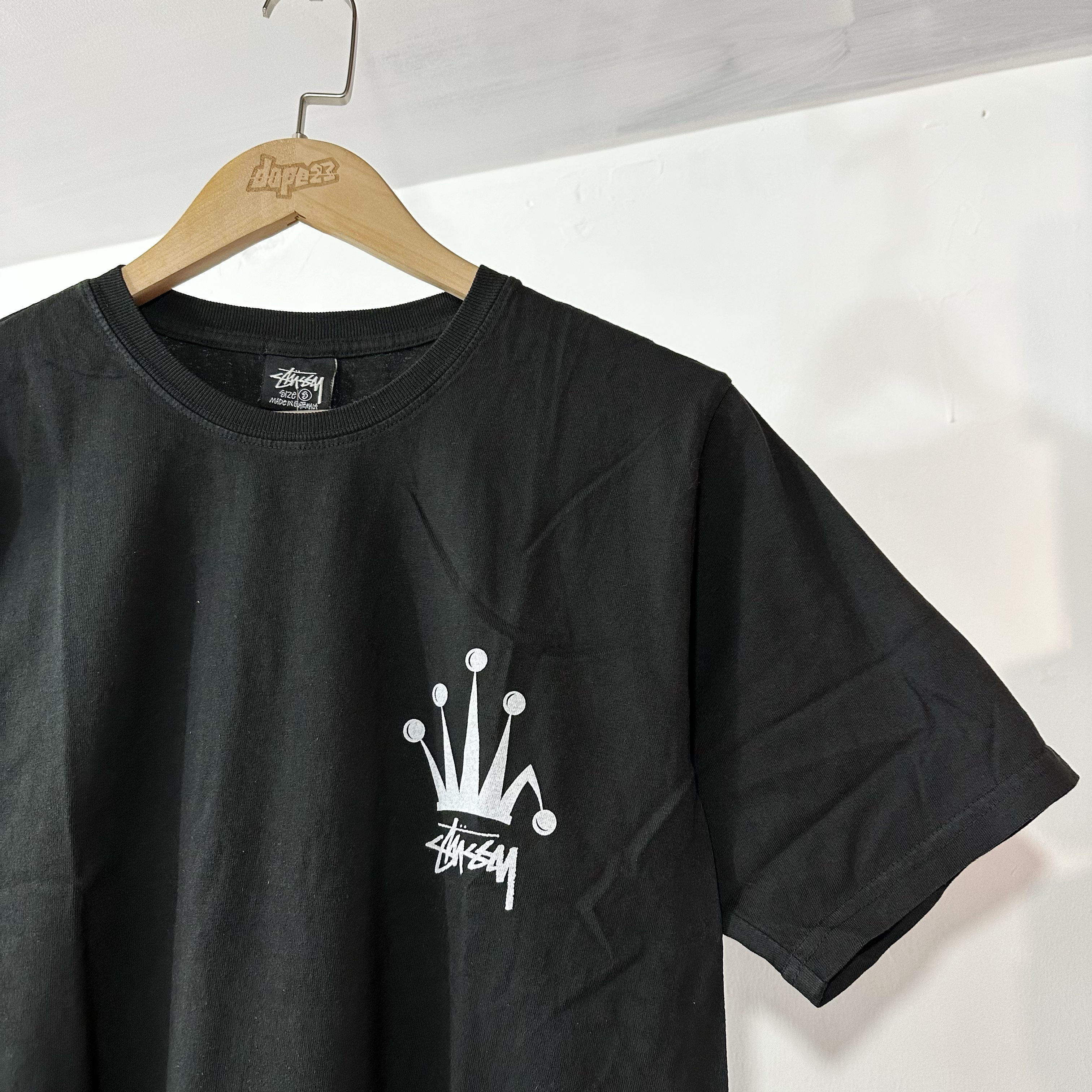Stussy Regal Crown Pigment Dyed T-shirt black