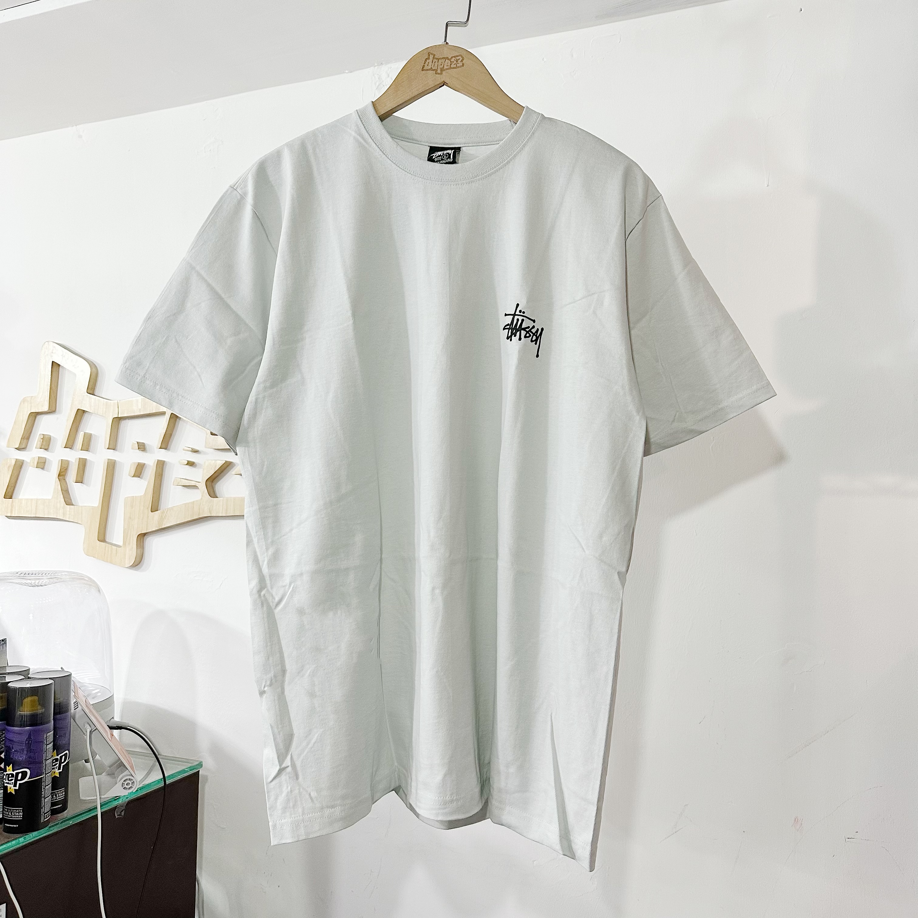 Stüssy Basic Logo Tee Fog （Grey）淺灰