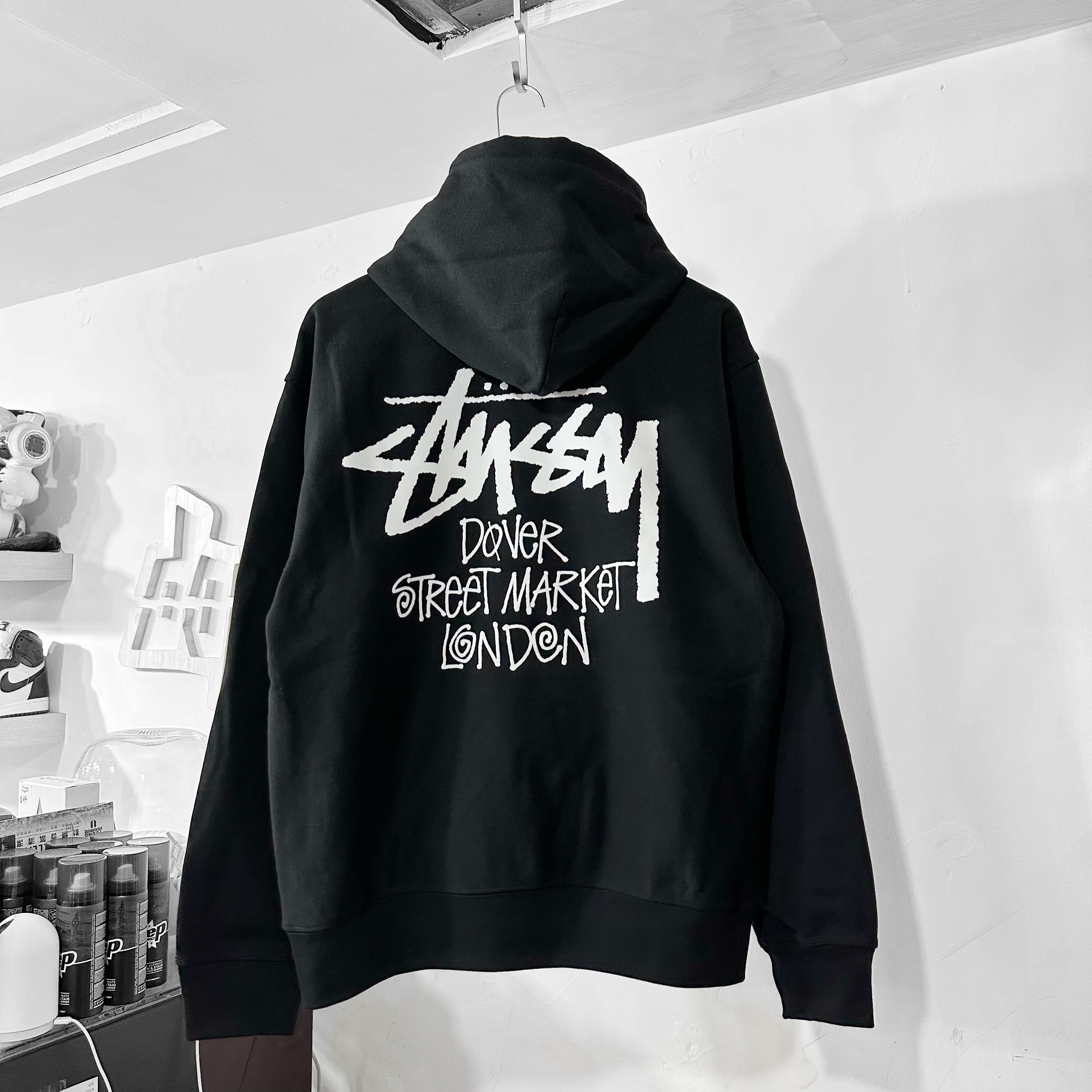 STÜSSY DSM London Hoodie (Black)