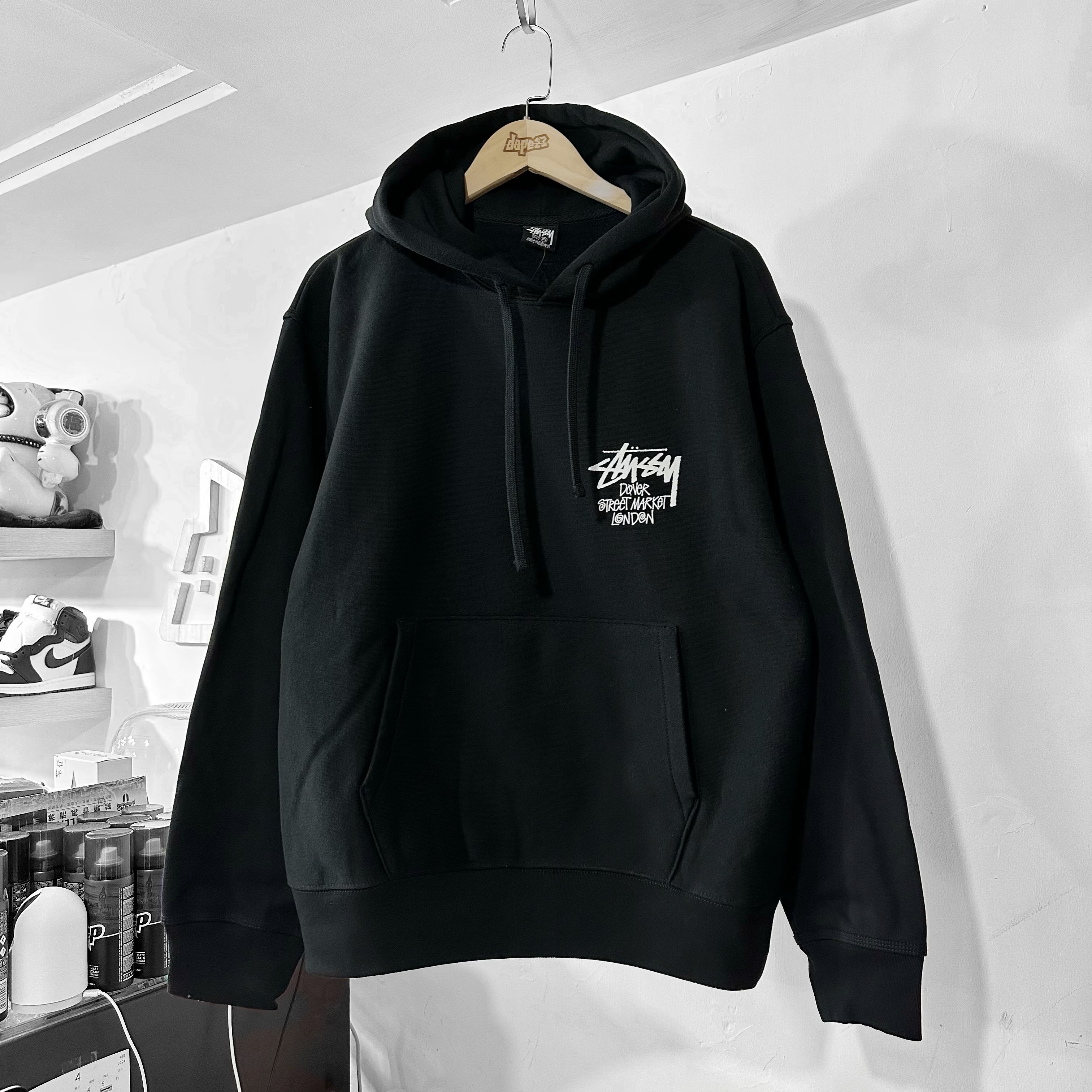 STÜSSY DSM London Hoodie (Black)