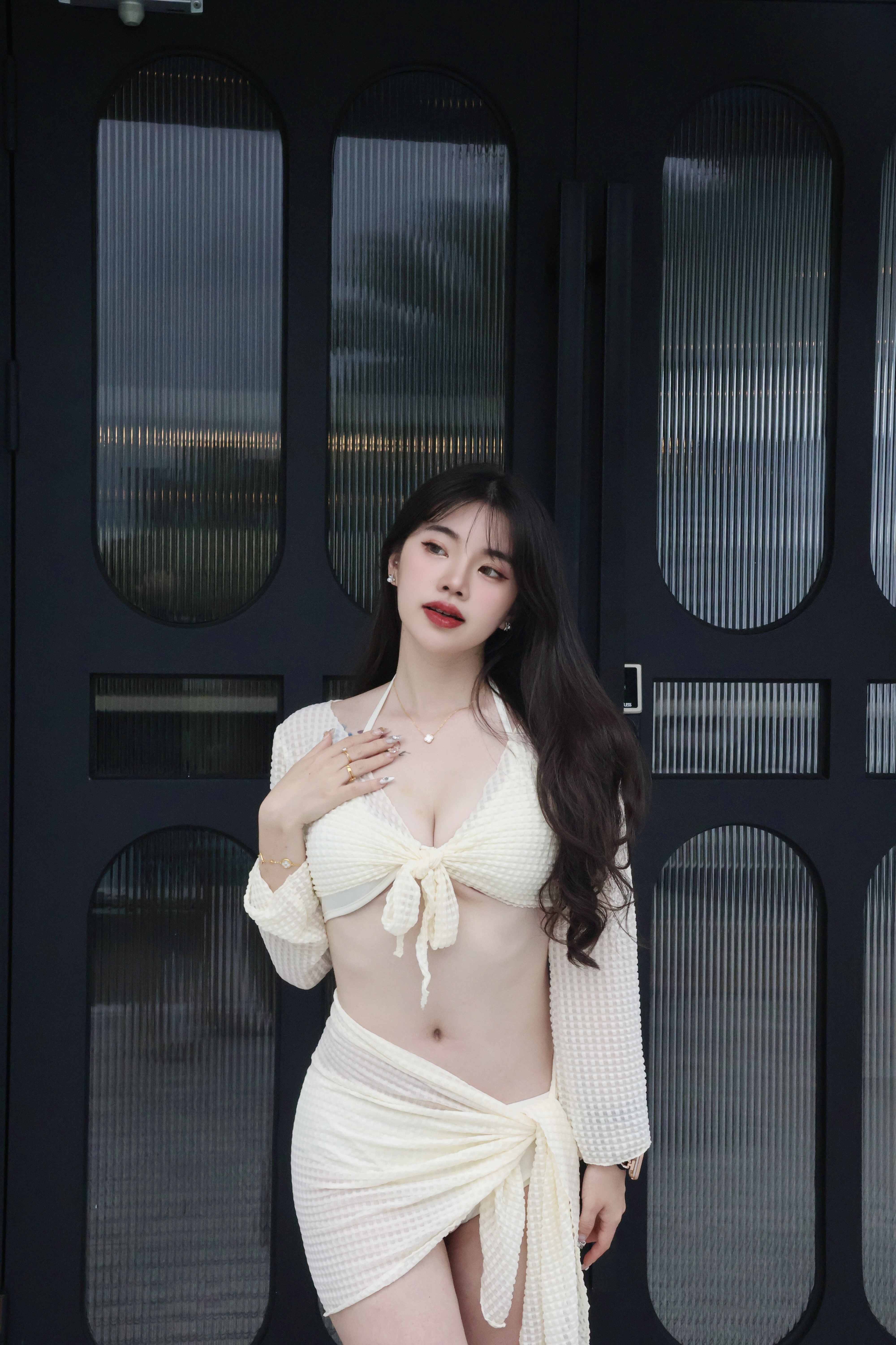 夏日棋盤泳衣🧁