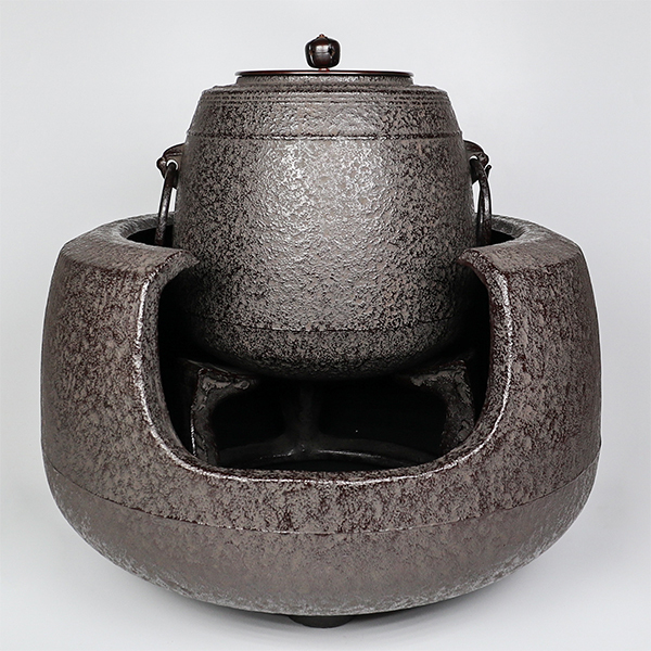 【岩鑄-熊谷善平】梵鐘釜 面取風爐組 2.3L