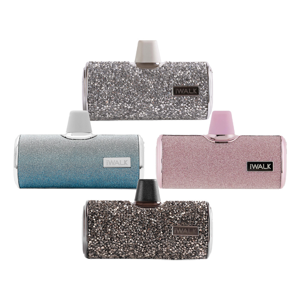 【iwalk】4代 加長版  直插式口袋電源 行動電源 星鑽版 4色