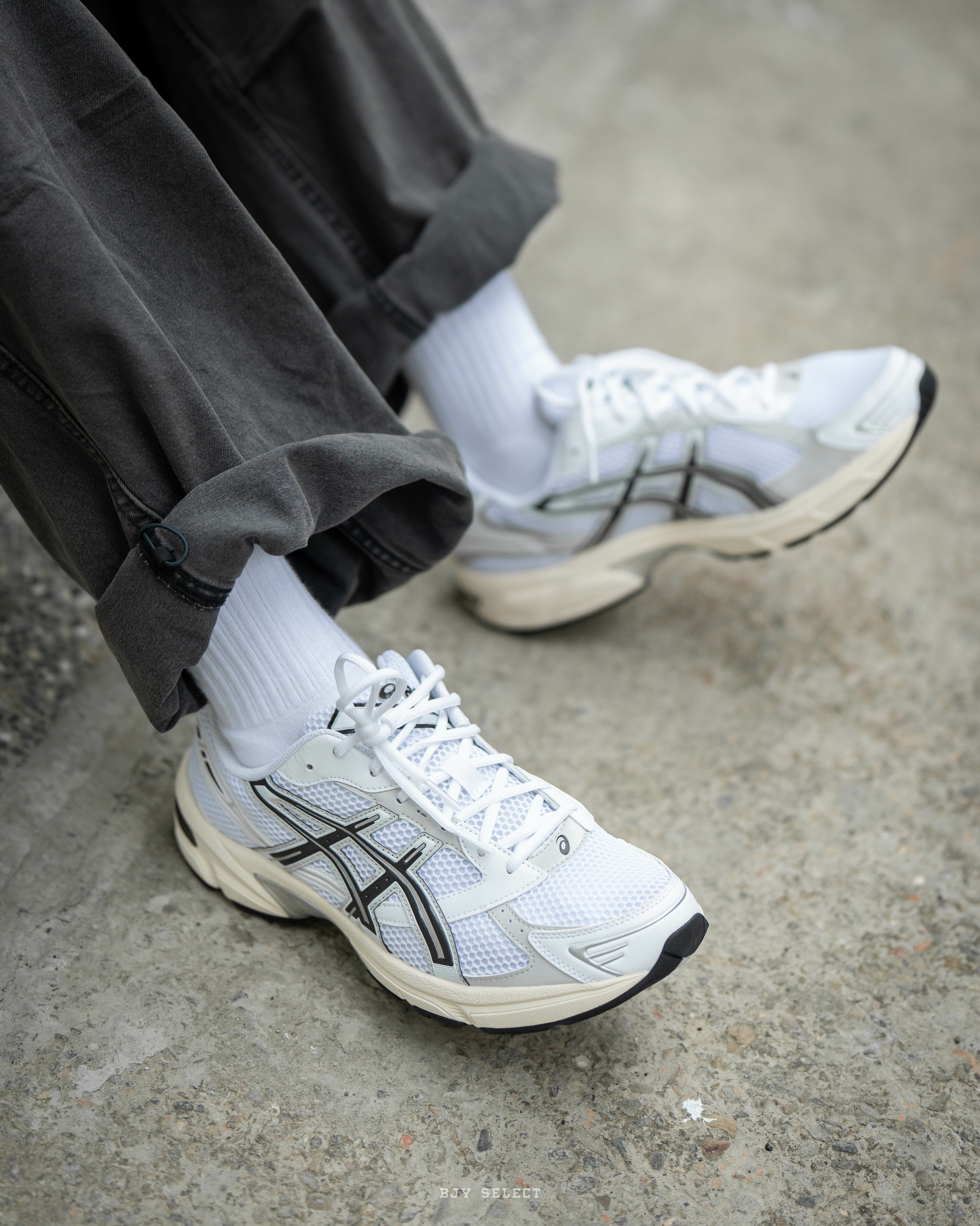 #代購 Asics Gel-1130 亞瑟士 復古慢跑鞋 黑白奶油底 1201A256-118