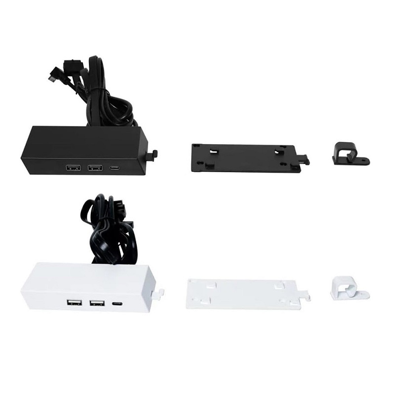 米特3C數位–LIANLI 聯力 O11D EVO-3X V2 擴充USB模組 I/O 黑色/白色