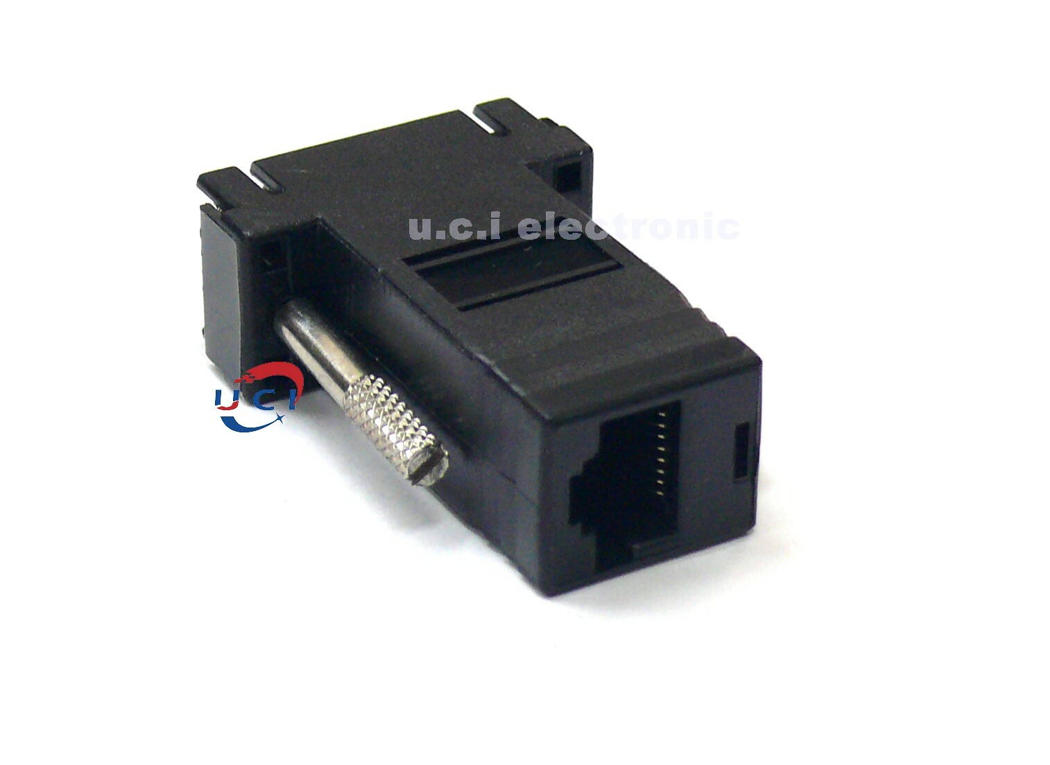 【UCI電子】(D-39) RJ45轉VGA公頭轉接頭 VGA線轉接頭 監視器接螢幕
