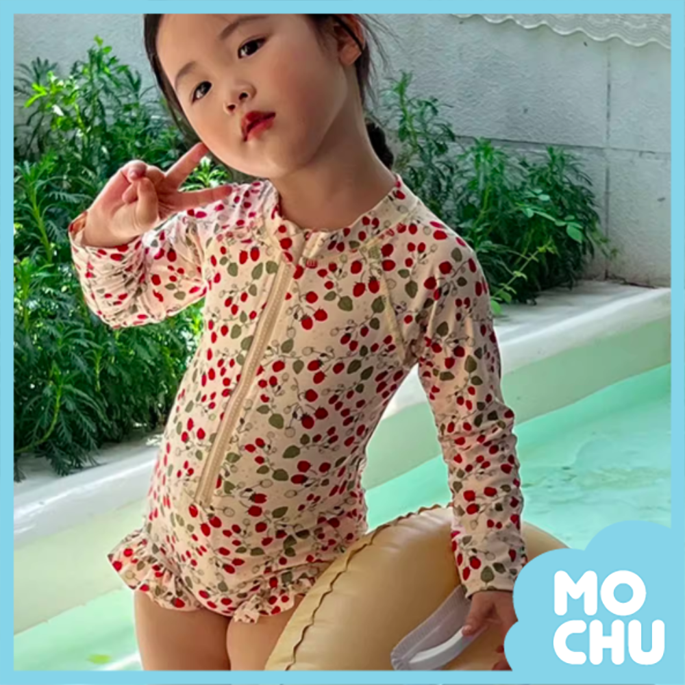 草莓果實長袖泳裝