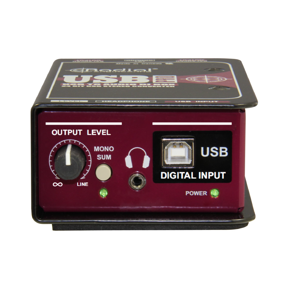 Radial Radial / USB-Pro 主動式立體聲DI Box(電腦專用) 第 2 張圖片｜三峽錄音 / 音響