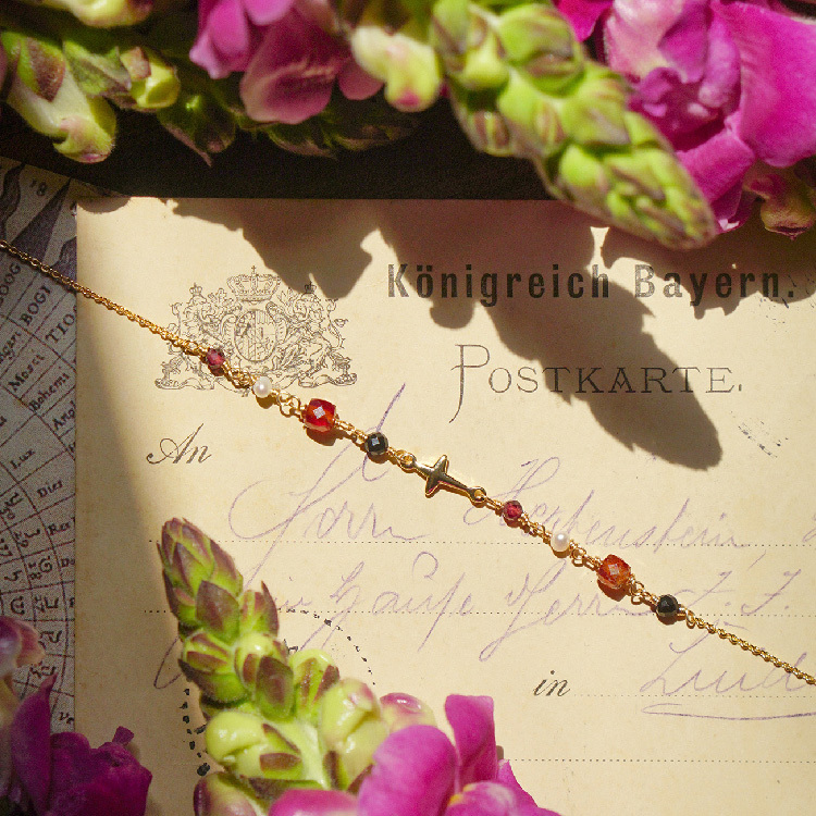 《台北意象》西門町 • 新起街風華 – 橙石榴石 – 手鍊