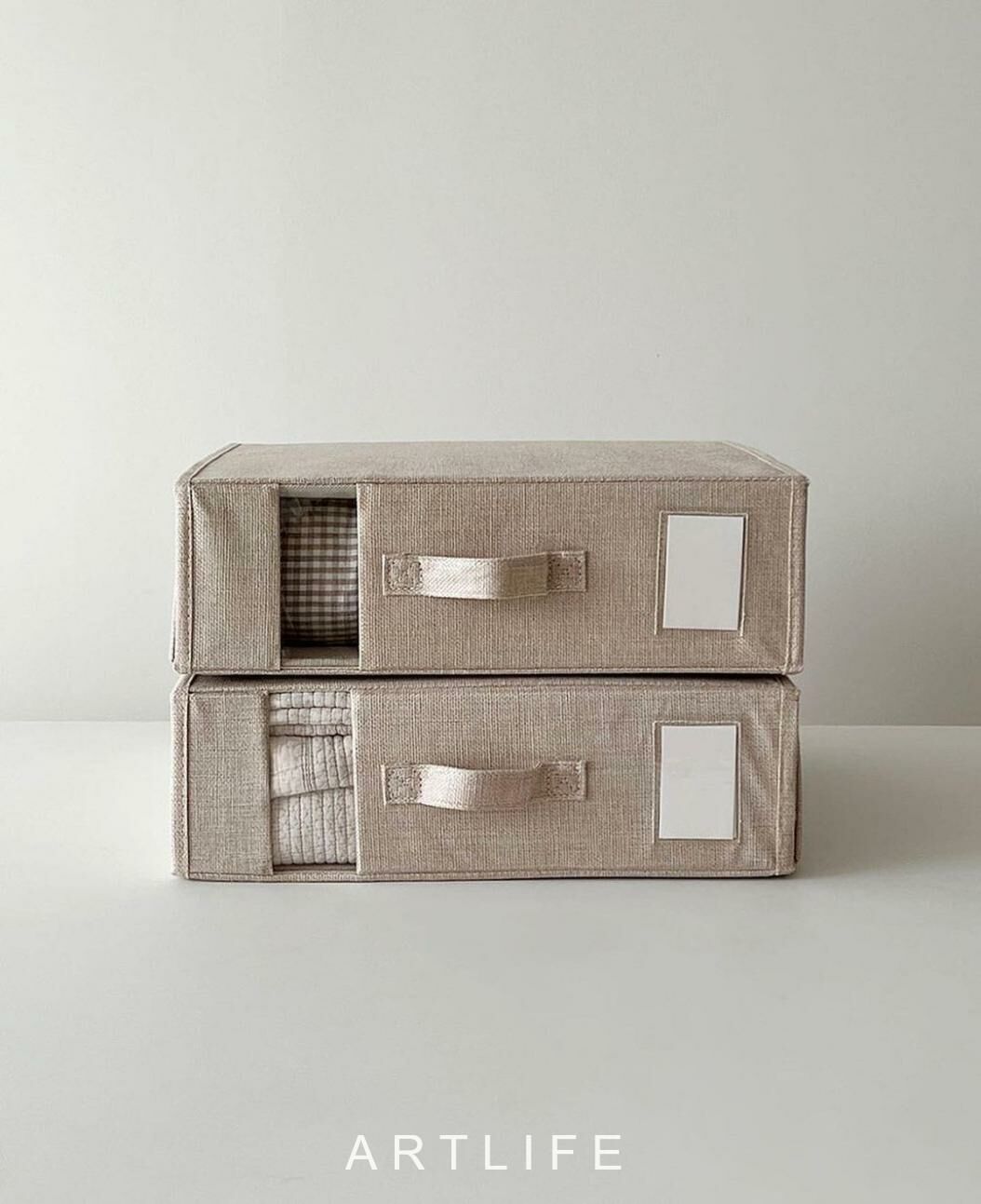 housing 毛毯/衣服收納盒(兩件組)