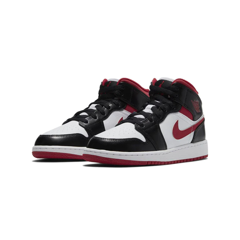 Air Jordan 1 Mid 白黑紅 DJ4695-122
