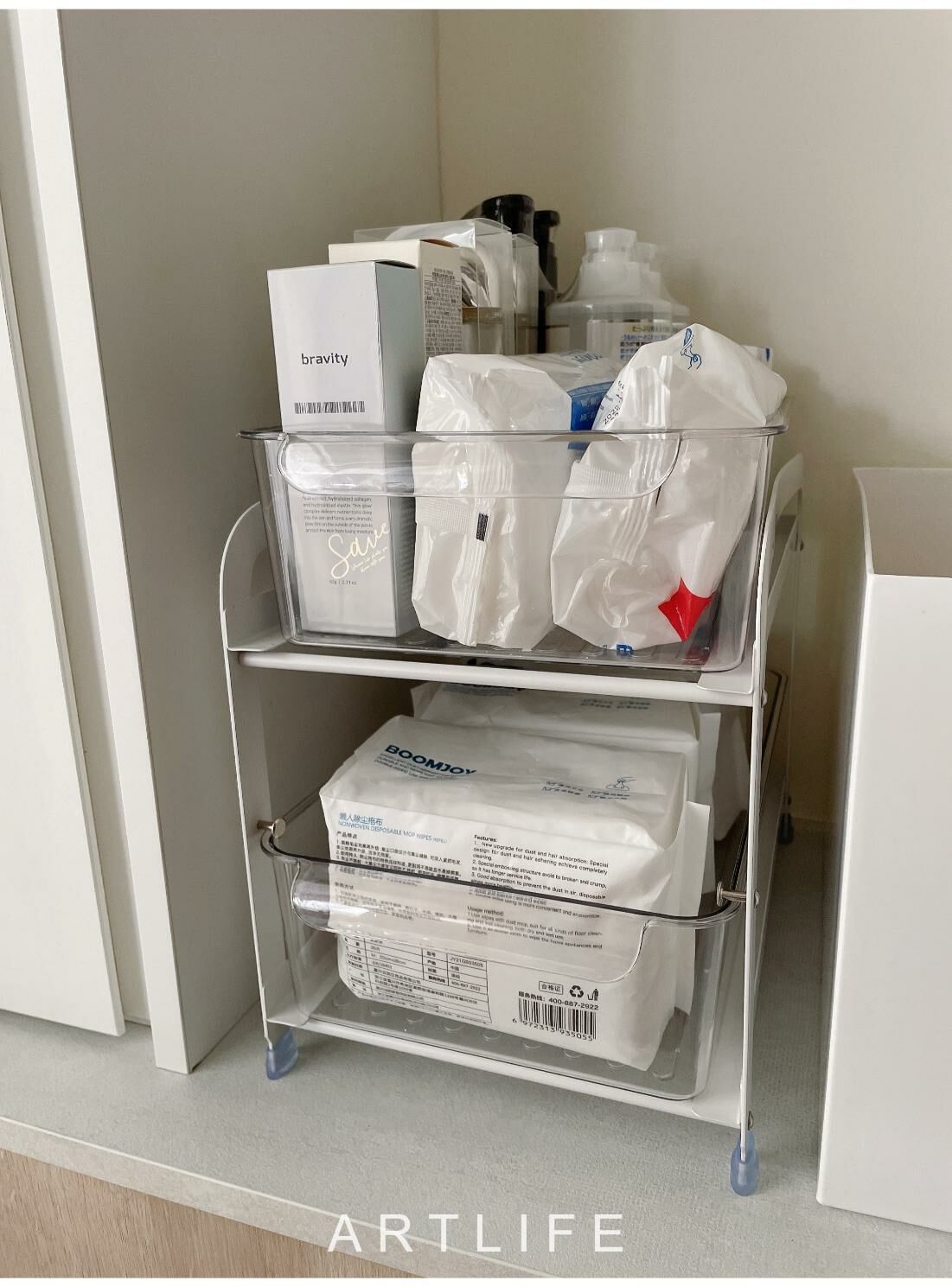 housing 雙層抽屜收納架