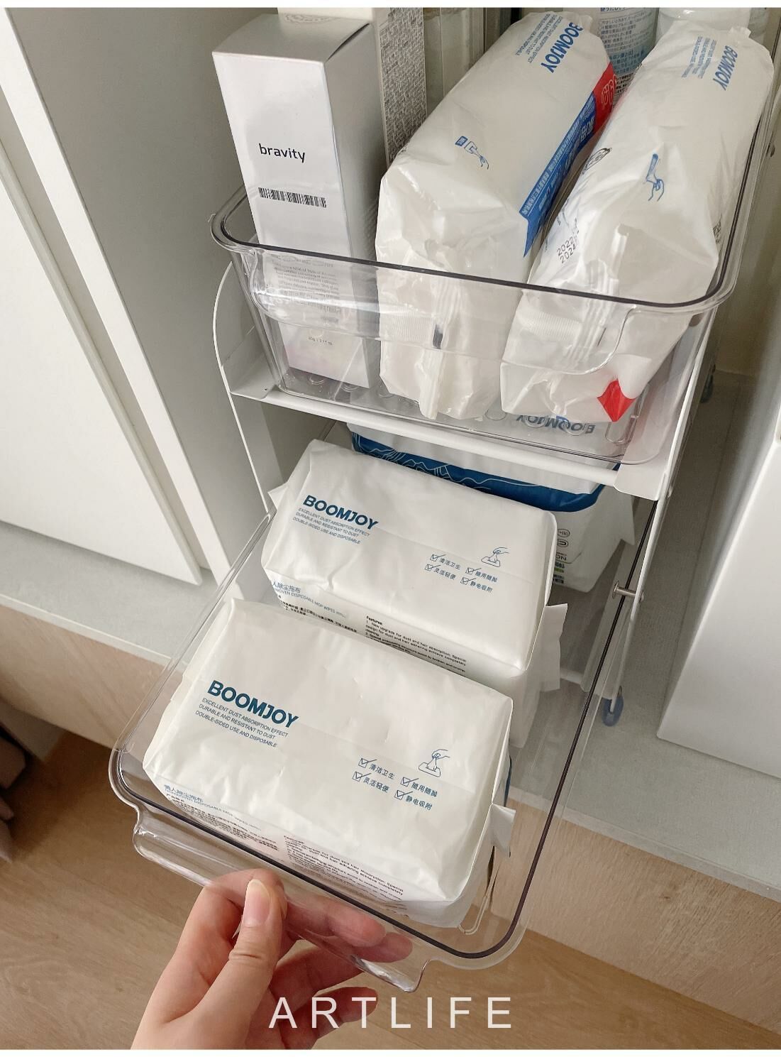 housing 雙層抽屜收納架