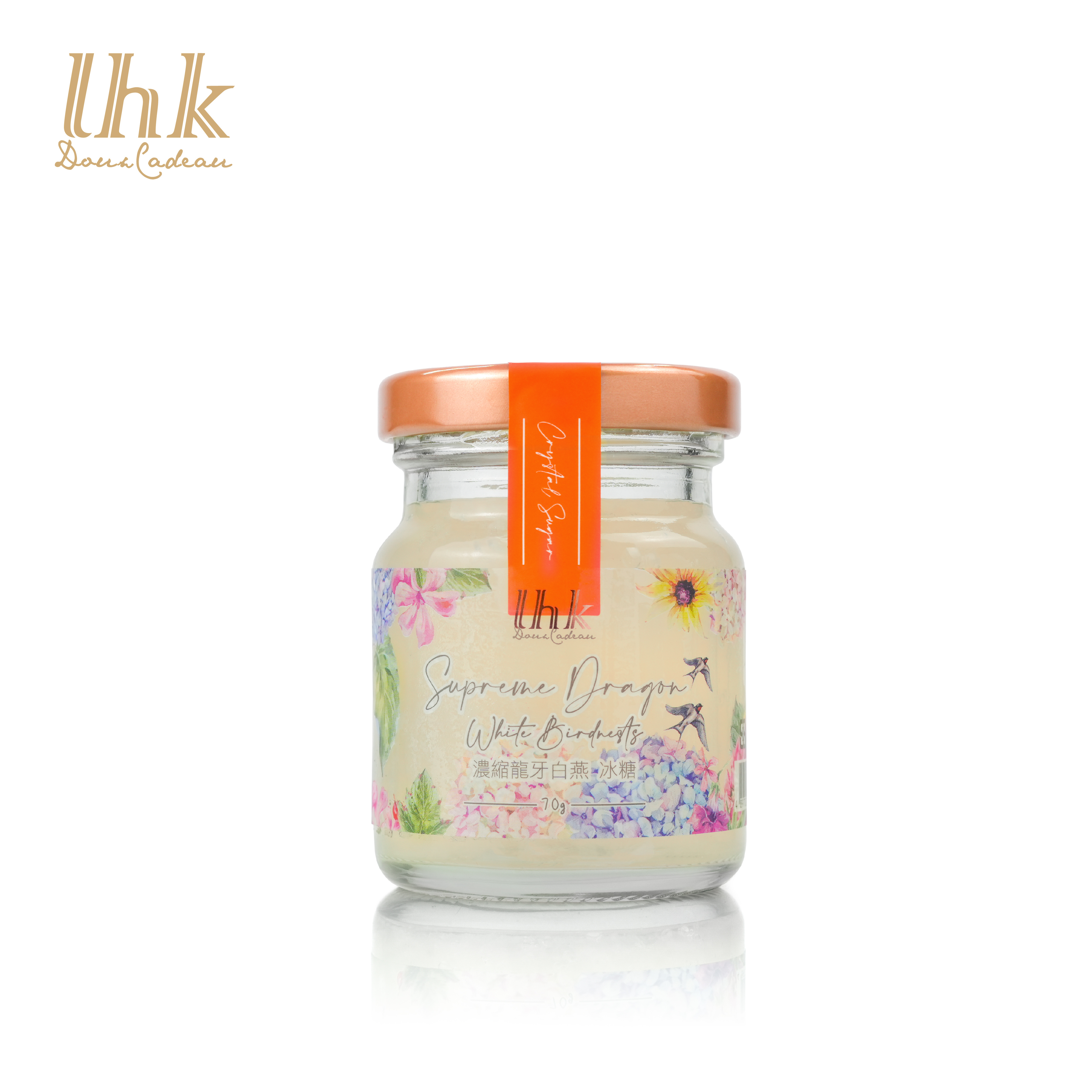 濃縮龍牙白燕禮盒70g(冰糖)單瓶