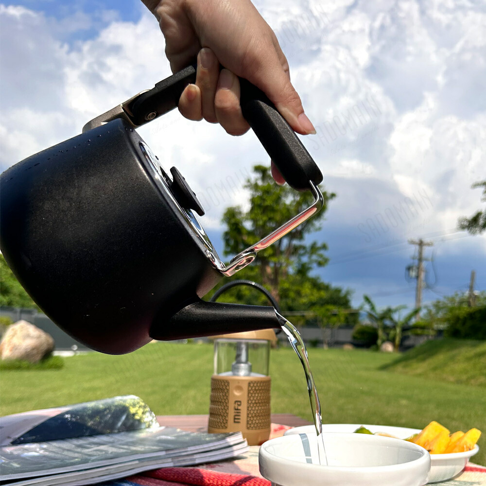 【SADOMAIN 仙德曼】正304 不鏽鋼露營泡茶壺 1.0L SS101 GK13