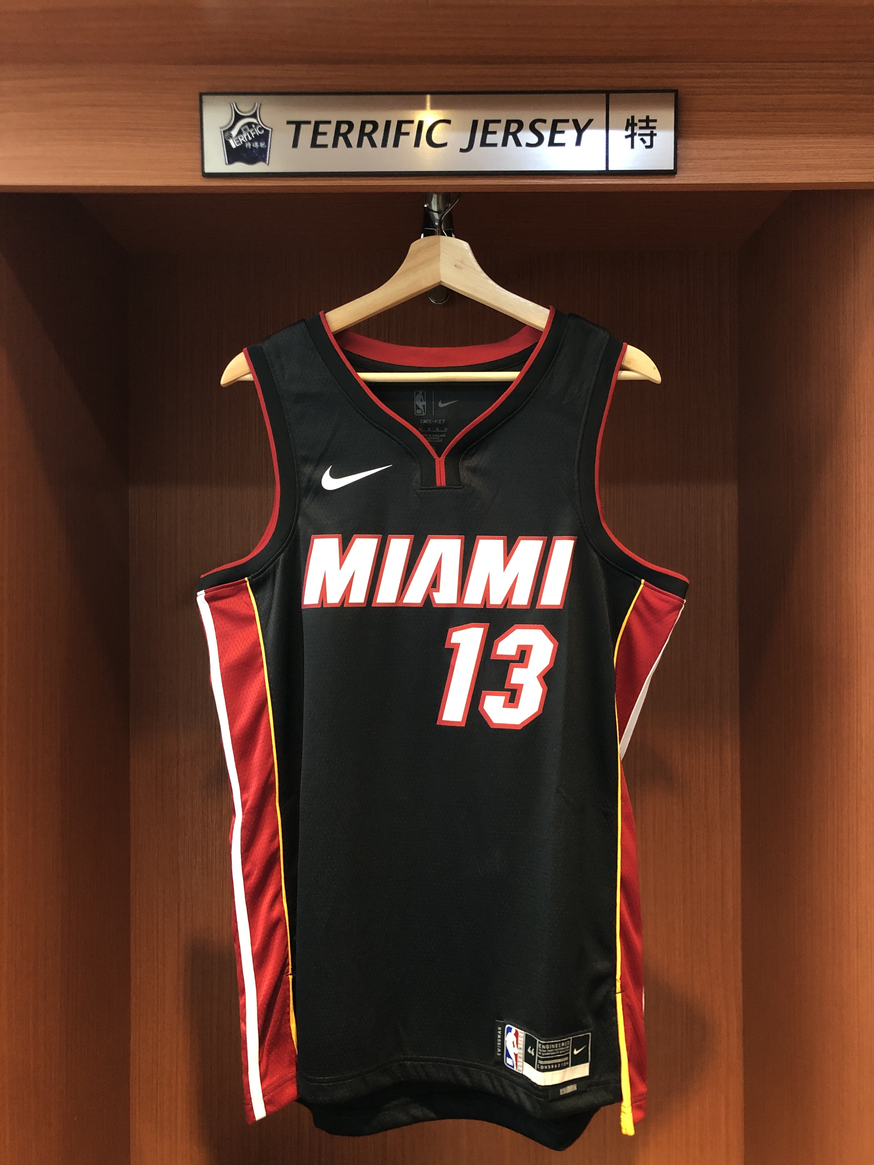 NBA球衣 Bam Adebayo 邁阿密熱火黑 Icon Nike Swingman 球迷版 熱轉印 全新