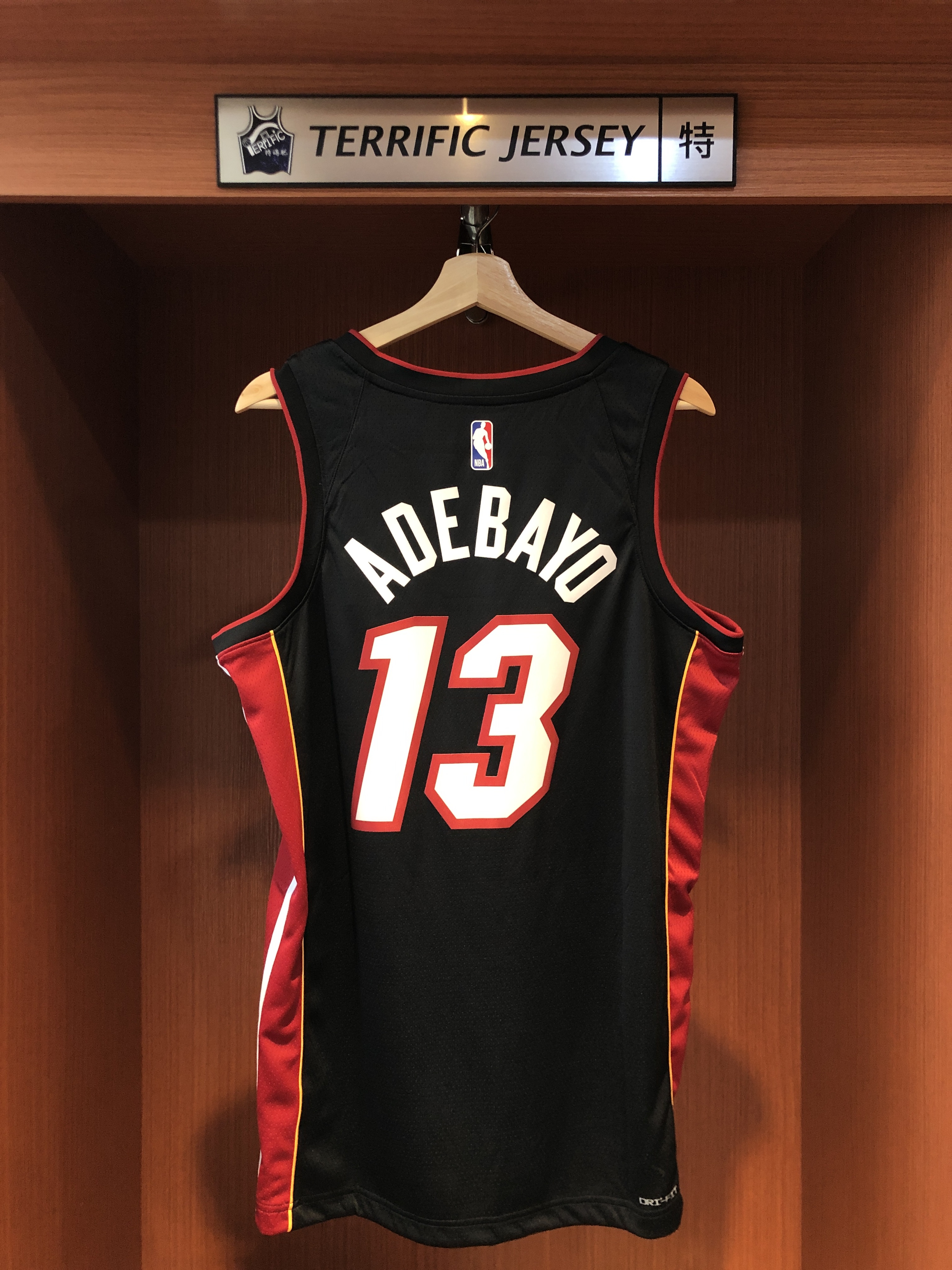 NBA球衣 Bam Adebayo 邁阿密熱火黑 Icon Nike Swingman 球迷版 熱轉印 全新