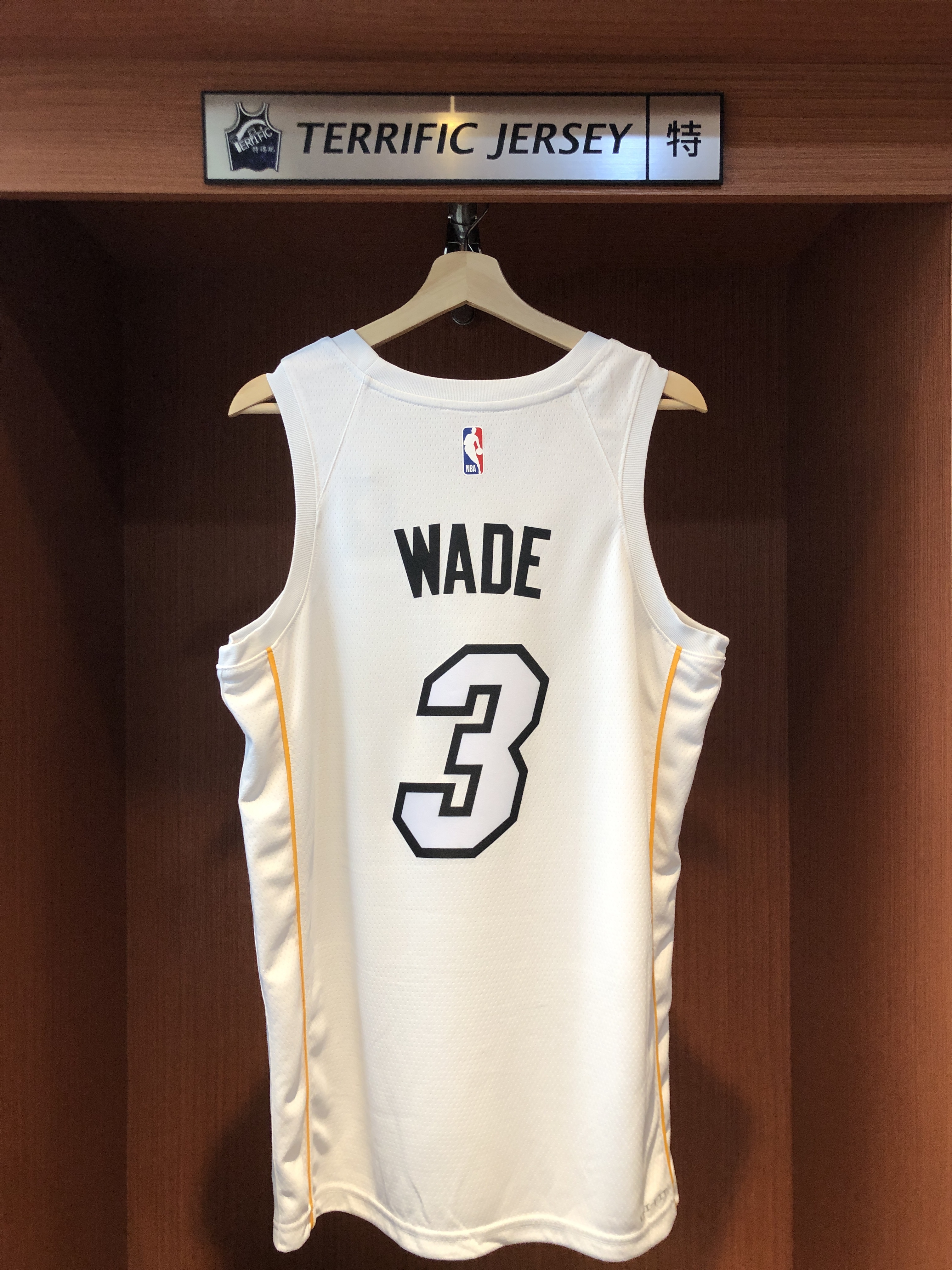NBA球衣 Dwyane Wade 邁阿密熱火城市 City Nike Swingman 球迷版 熱轉印 全新