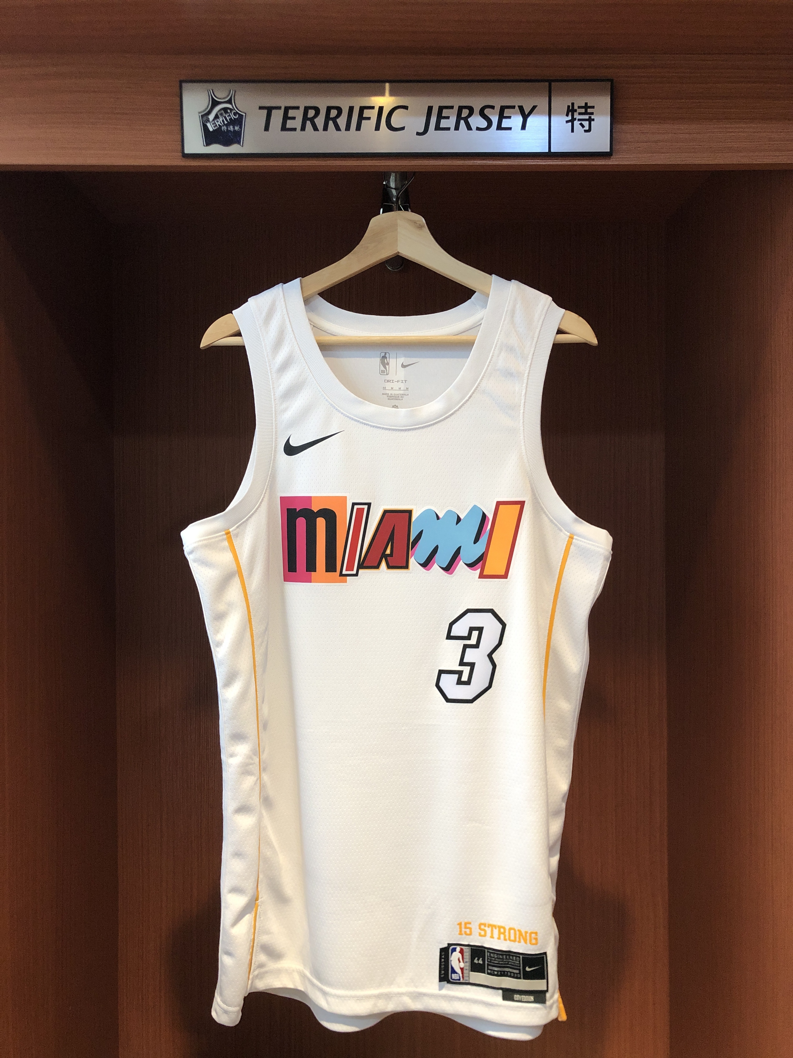 NBA球衣 Dwyane Wade 邁阿密熱火城市 City Nike Swingman 球迷版 熱轉印 全新