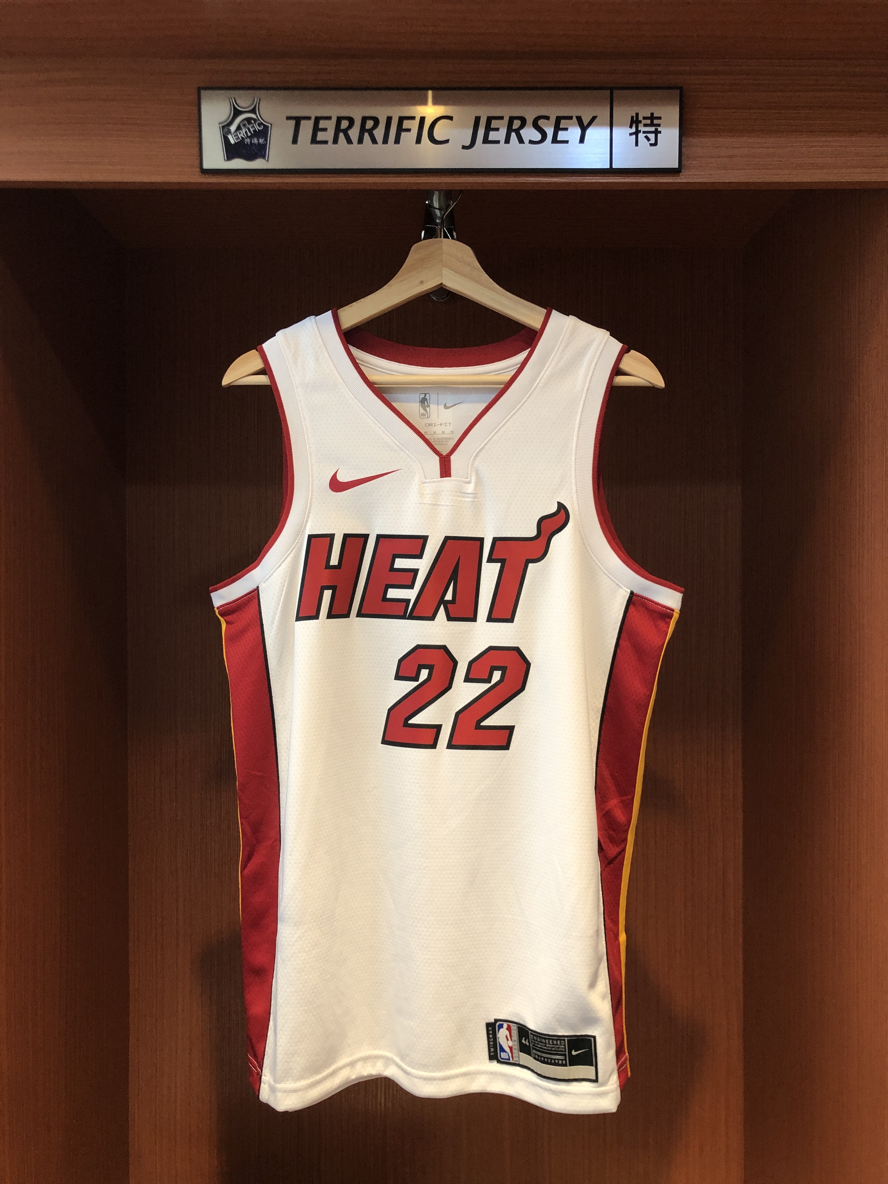 NBA球衣 Jimmy Butler 邁阿密熱火白 Association Nike Swingman 球迷版 熱轉印 全新