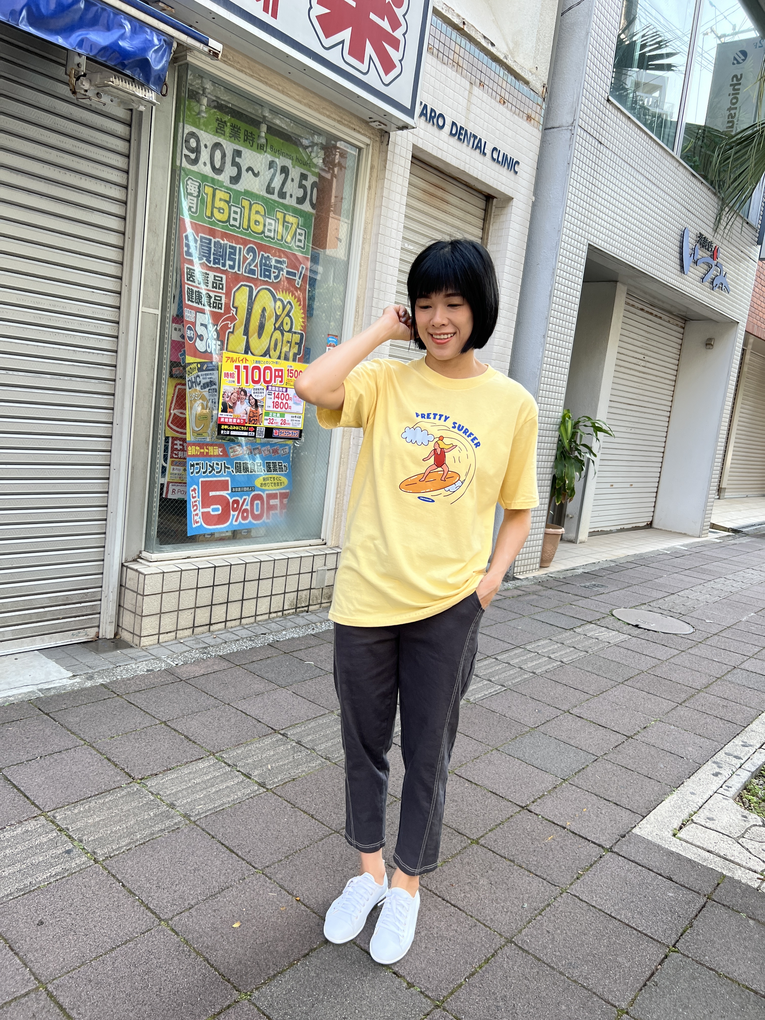 泰國夏天陽光衝浪女孩T