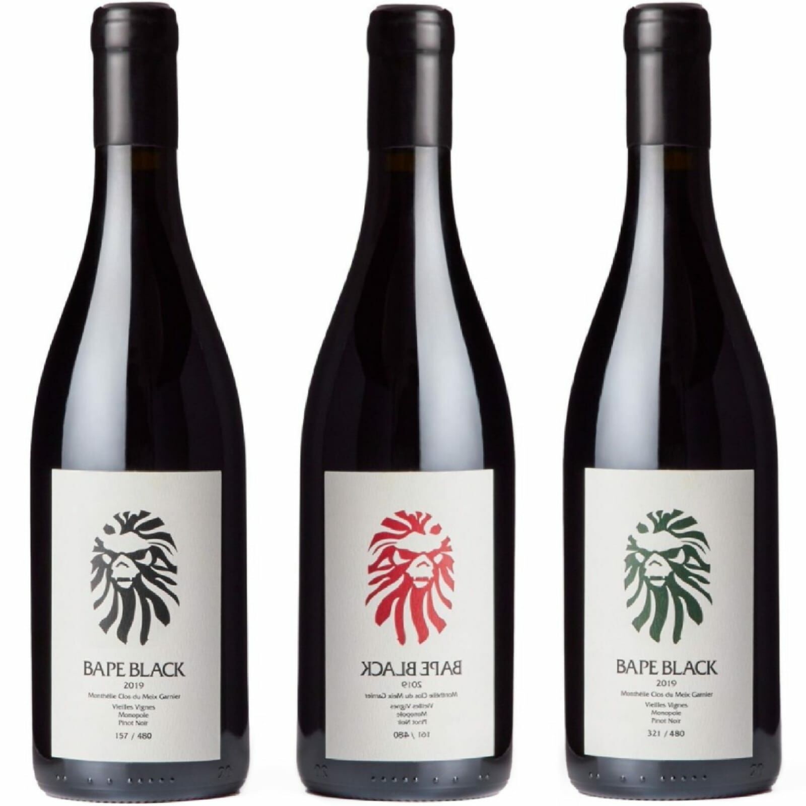 2019 Domaine Monthelie Clos du Meix Garnier Monopole  x  BAPE BLACK Limited Edition Box Set