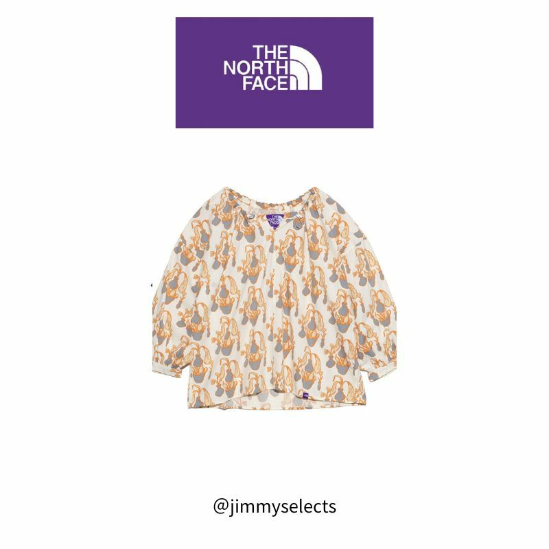 【代購】THE NORTH FACE   北臉紫標 蓬袖套頭花上衣 NTW3420N